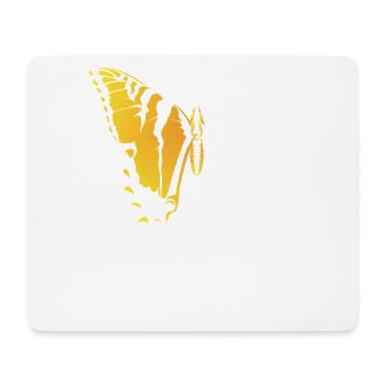 Le machaon tigré est le meilleur ami d’un ami - Tapis de souris (format paysage) - blanc - Devant