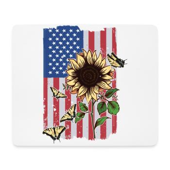 Tiger swallowtails are a friend's best friend - Mouse Pad (horizontal) - white - Front