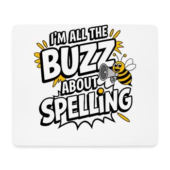 Spelling Bee Champion Word Contest - Mouse Pad (horizontal) - white - Front