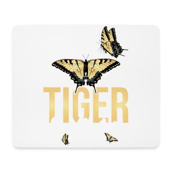 I don't work in the Tiger Swallowtail season - Mouse Pad (horizontal) - white - Front