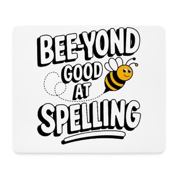 Spelling Bee Champion Word Contest - Mouse Pad (horizontal) - white - Front