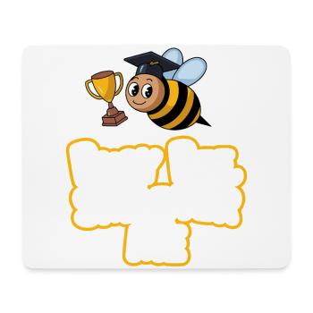 Concours de mots Spelling Bee Champion - Tapis de souris (format paysage) - blanc - Devant