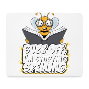 Concours de mots Spelling Bee Champion - Tapis de souris (format paysage) - blanc - Devant