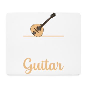 Mandolin never calls it a guitar - Mouse Pad (horizontal) - white - Front