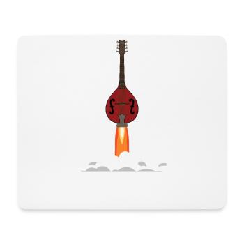 Mandolin, because normal guitars are boring - Mouse Pad (horizontal) - white - Front