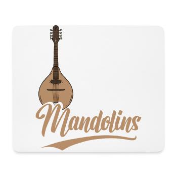 Sie Können Nie Zu Viele Mandoline Haben - Mousepad (Querformat) - Weiß - Vorne