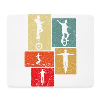 Dieser Typ Liebt Unicycles - Mousepad (Querformat) - Weiß - Vorne