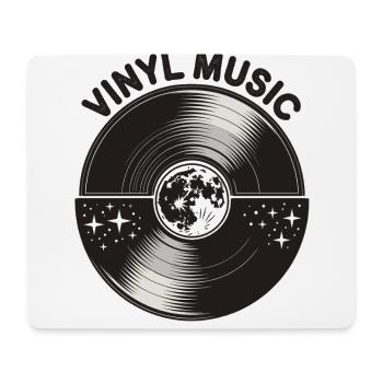 Vinyl Record Music Lovers - Mouse Pad (horizontal) - white - Front