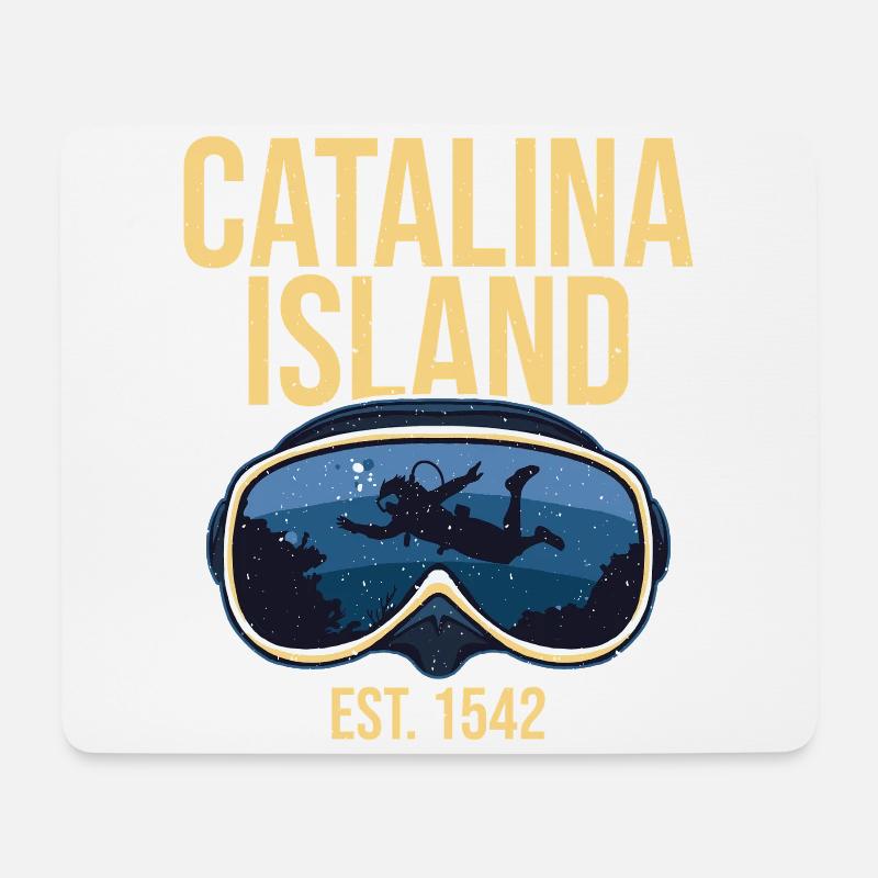 Catalina Island Birthday Crew - Mouse Pad (horizontal) - white