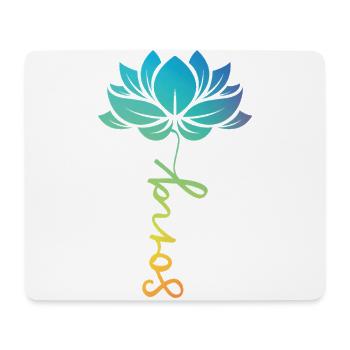 Attraper la chanson Fleur Perdre Go Et Deep - Tapis de souris (format paysage) - blanc - Devant