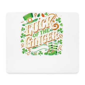 Ginger's Happiness St. Patrick's Day - Mouse Pad (horizontal) - white - Front