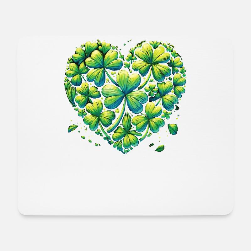 Lasst Die Shenanigans Den St. Patrick's Day - Mousepad (Querformat) - Weiß