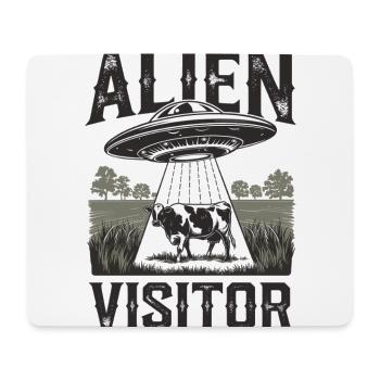 Alien Visitor Shirt - Mouse Pad (horizontal) - white - Front