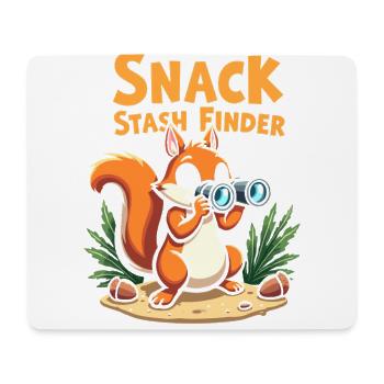 Eichhörnchenbeobachtung Enthusiast Wildlife - Mousepad (Querformat) - Weiß - Vorne