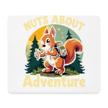 Eichhörnchenbeobachtung Enthusiast Wildlife - Mousepad (Querformat) - Weiß - Vorne