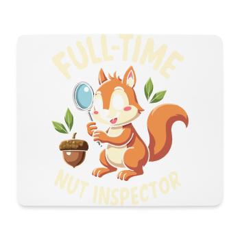 Eichhörnchenbeobachtung Enthusiast Wildlife - Mousepad (Querformat) - Weiß - Vorne