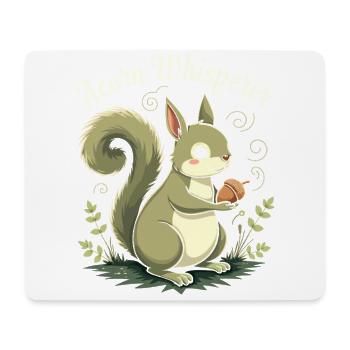 Eichhörnchenbeobachtung Enthusiast Wildlife - Mousepad (Querformat) - Weiß - Vorne