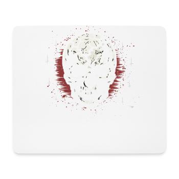 Colorful skull with sunglasses skull with sunglasses - Mouse Pad (horizontal) - white - Front