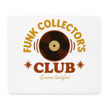 Funk Disque Vinyle Collector Musique Rétro - Tapis de souris (format paysage) - blanc - Devant