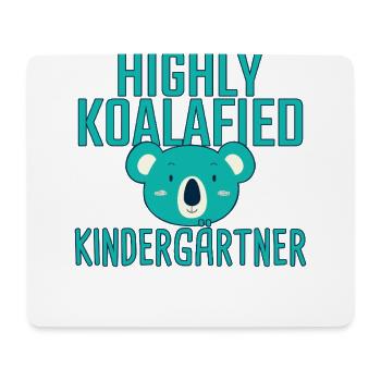 Enseignant de maternelle Koalafied - Tapis de souris (format paysage) - blanc - Devant