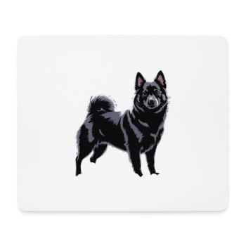 Weekend plans: Time with my Schipperke - Mouse Pad (horizontal) - white - Front