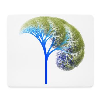 Fractal #97 - Mouse Pad (horizontal) - white - Front