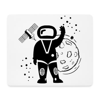 Astronaut - Space Cosmos Space Shuttle Universe - Mouse Pad (horizontal) - white - Front