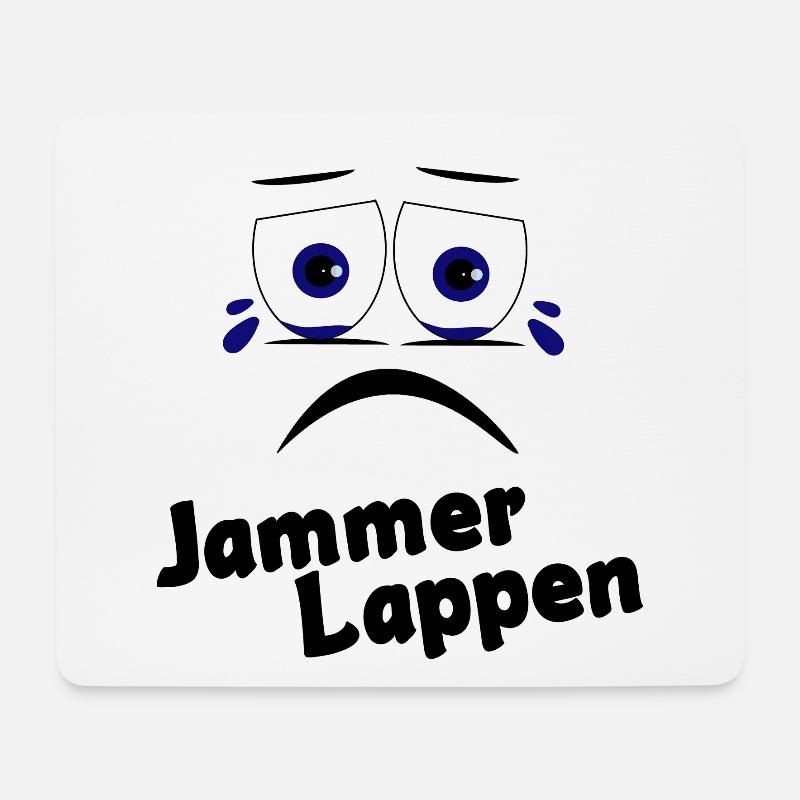 Jammer Lappen - Mousepad (Querformat) - Weiß