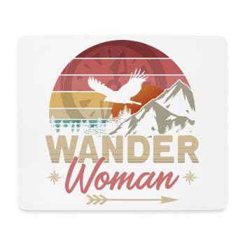 Wander Woman - Mousepad (Querformat) - Weiß - Vorne