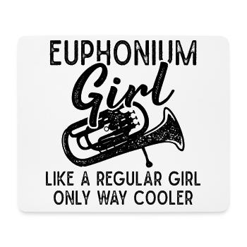Euphonium Girl comme une fille ordinaire Euphonium - Tapis de souris (format paysage) - blanc - Devant
