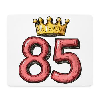85 Number Crown - Mouse Pad (horizontal) - white - Front