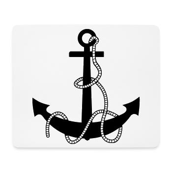 anchor - Mouse Pad (horizontal) - white - Front