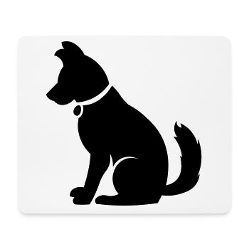 Niedlicher Hund - Geschenkidee Hundeliebhaber - Mousepad (Querformat) - Weiß - Vorne