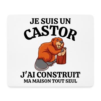 bricolage, bricoleur humour, bricoler - Tapis de souris (format paysage) - blanc - Devant