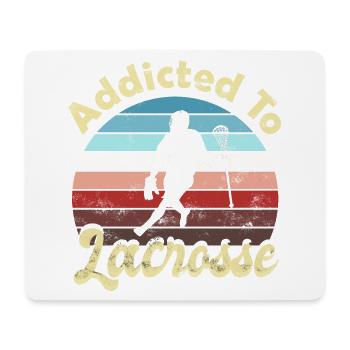 Lacrosse - Mouse Pad (horizontal) - white - Front