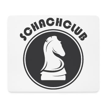 Schachclub chess Pferd rook Symbol Logo Icon - Mousepad (Querformat) - Weiß - Vorne