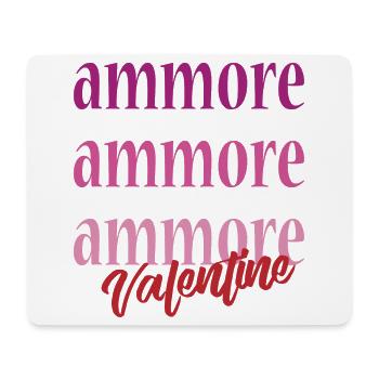 t-shirt Napoli love love Valentine's Day - Mouse Pad (horizontal) - white - Front