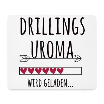 werdende Drillingsuroma Schwangerschaft Drillinge - Mousepad (Querformat) - Weiß - Vorne