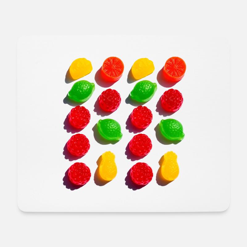 Bonbons - Tapis de souris (format paysage) - blanc