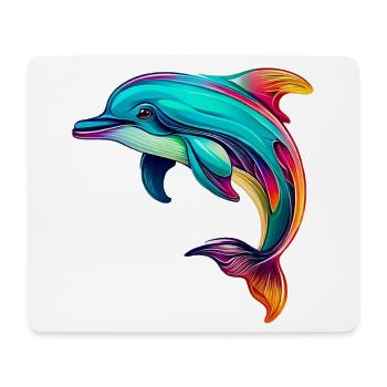 Dolphin - Mouse Pad (horizontal) - white - Front