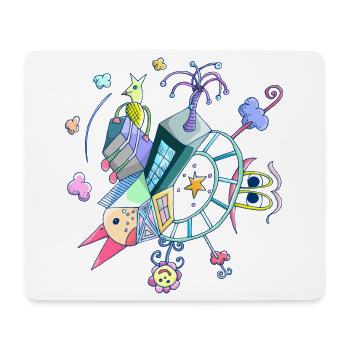 Fantasy - World for Children - Mouse Pad (horizontal) - white - Front