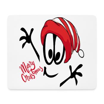 Santa Claus Merry Christmas Comic - Mouse Pad (horizontal) - white - Front