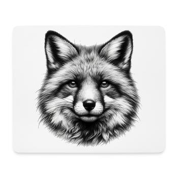 Fuchs - Mousepad (Querformat) - Weiß - Vorne
