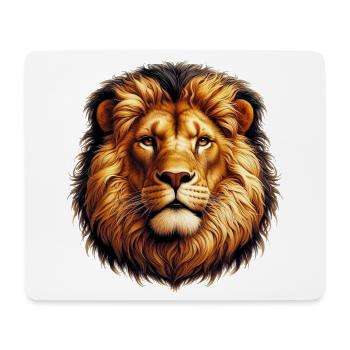 Lion - Mouse Pad (horizontal) - white - Front