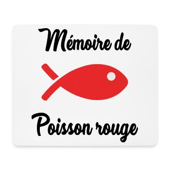 POISSON. POISSON D'AVRIL. HUMOUR. MER. OCÉAN - Tapis de souris (format paysage) - blanc - Devant