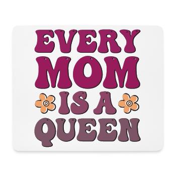 Jede Mama ist eine Königin - Mousepad (Querformat) - Weiß - Vorne