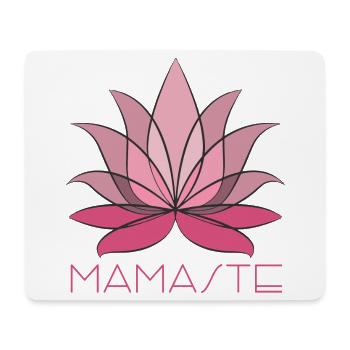 Rosa Lotuspracht Print - Mousepad (Querformat) - Weiß - Vorne