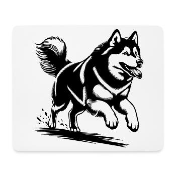 Alaskan Malamute - Mouse Pad (horizontal) - white - Front