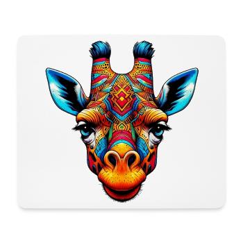 Giraffe - Mousepad (Querformat) - Weiß - Vorne