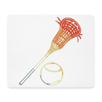 Lacrosse Vintage Look - Mouse Pad (horizontal) - white - Front